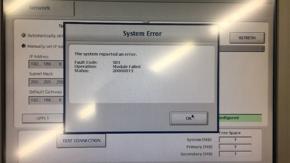 欧堡 200TX 故障501